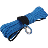 7MM x 15M Dyneema Winch Rope Blue Synthetic strap 4WD Boat Recovery BLUE
